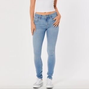 Hollister Light Blue Jeans Super Skinny 30x30
